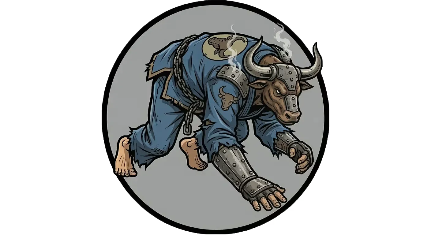 Iron Bull BJJ archetype illustration