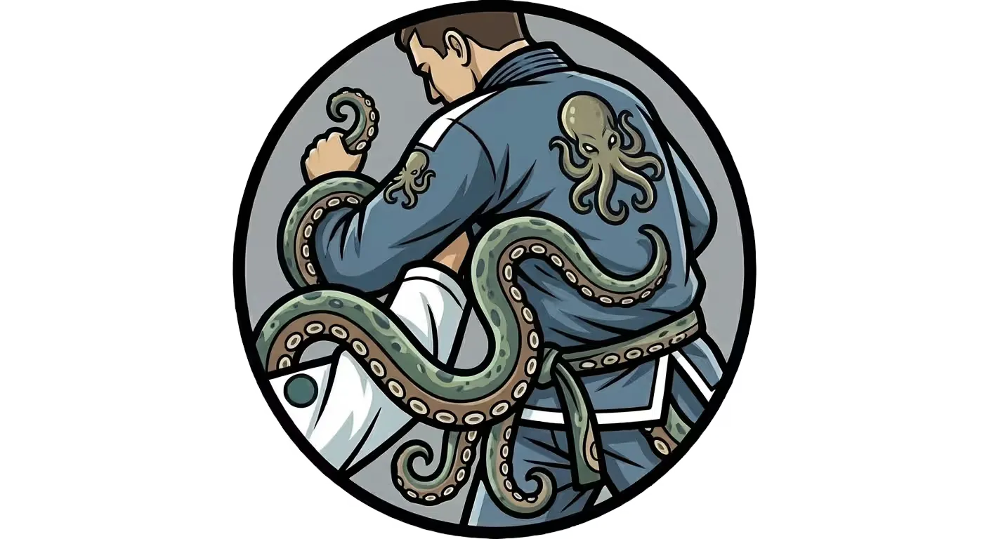 Trapdoor Octopus BJJ archetype illustration
