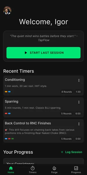 TapFlow BJJ Landing Page
