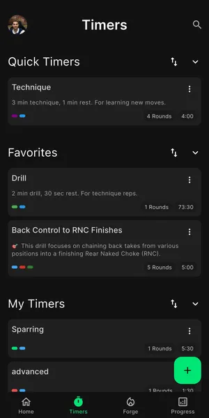 TapFlow BJJ Timers Page